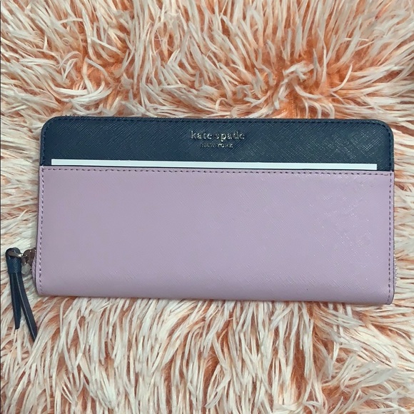 navy kate spade wallet